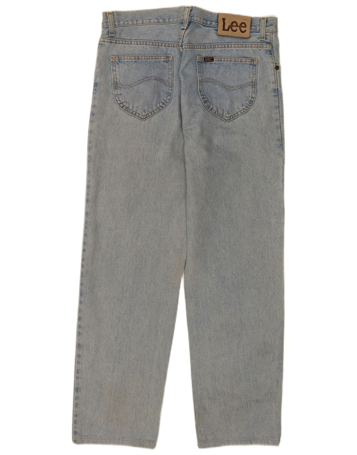 Lee Herren Brooklyn Straight Jeans W36 L30 Blaue Baumwolle