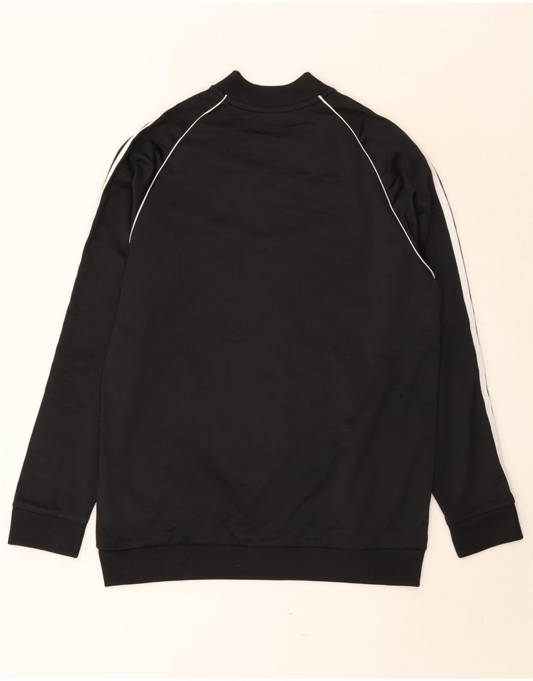 Adidas Jungen Trainingsanzug Top Jacke 15-16 Jahre Schwarz Polyester