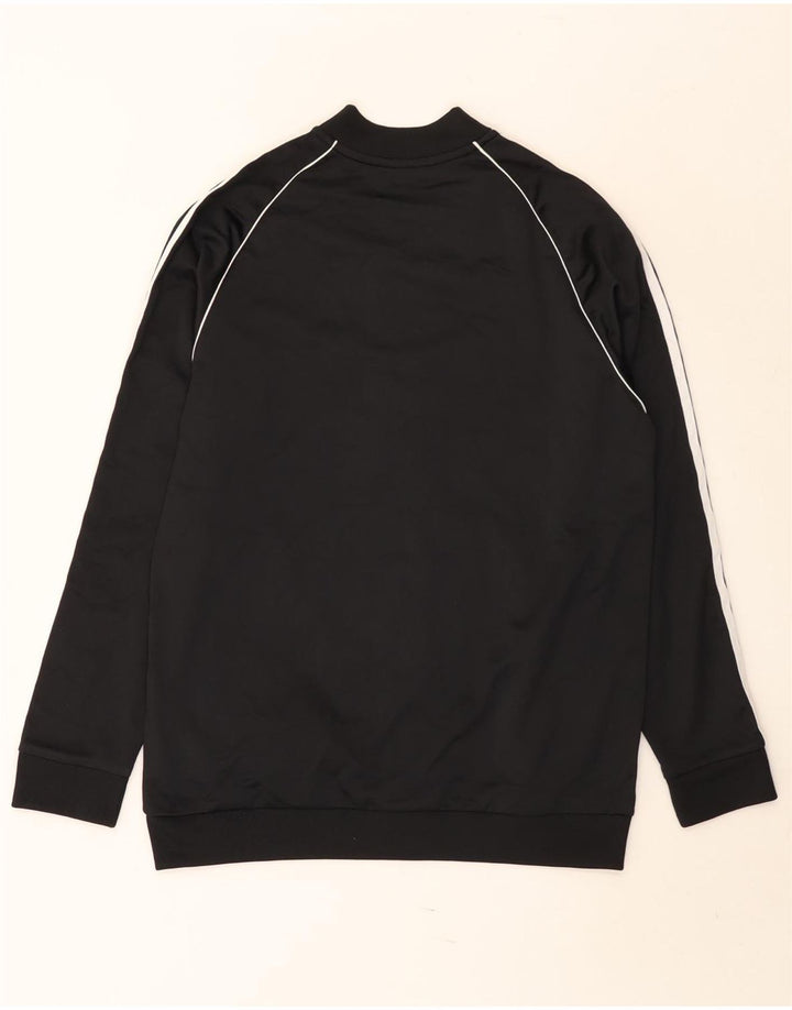 Adidas Jungen Trainingsanzug Top Jacke 15-16 Jahre Schwarz Polyester