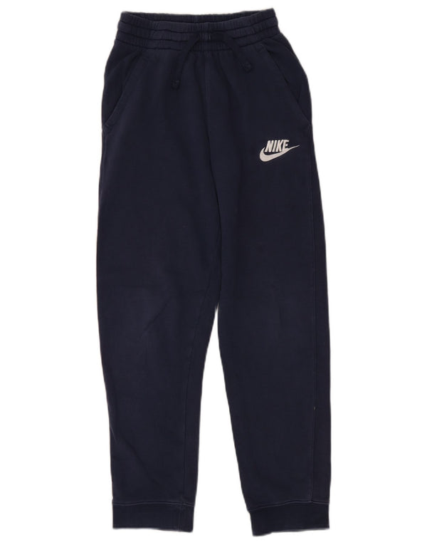 NIKE Jungen-Trainingshose, Jogginghose, 12–13 Jahre, Größe L, Marineblau, Baumwolle