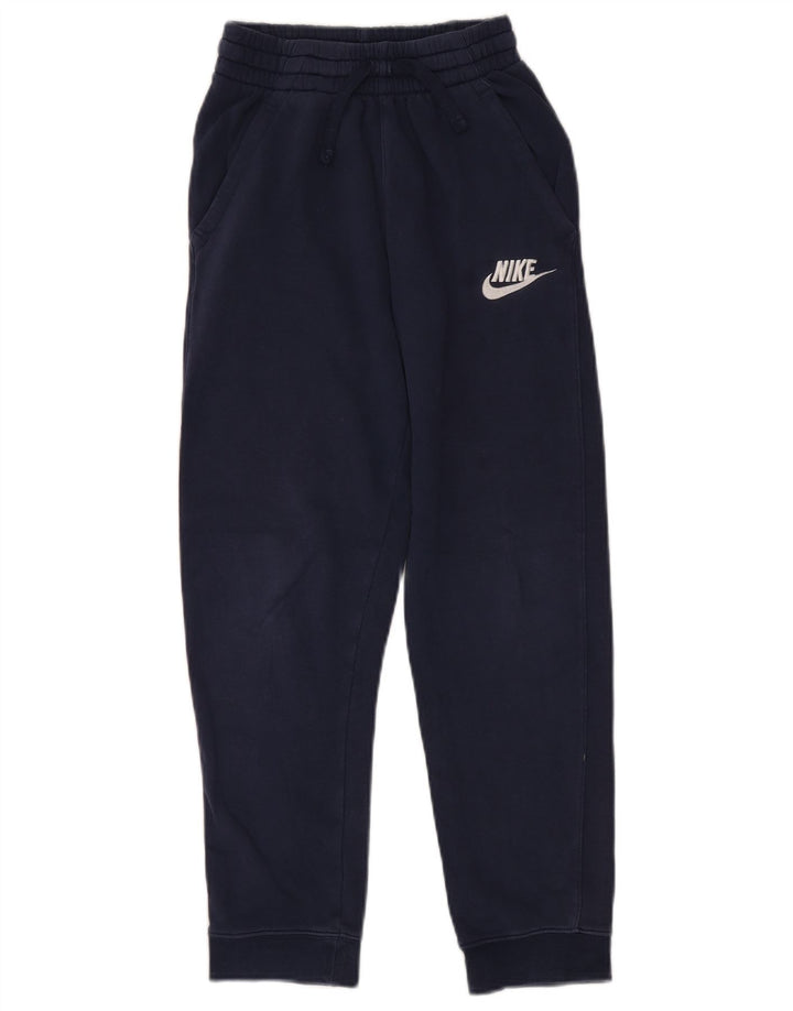 NIKE Jungen-Trainingshose, Jogginghose, 12–13 Jahre, Größe L, Marineblau, Baumwolle