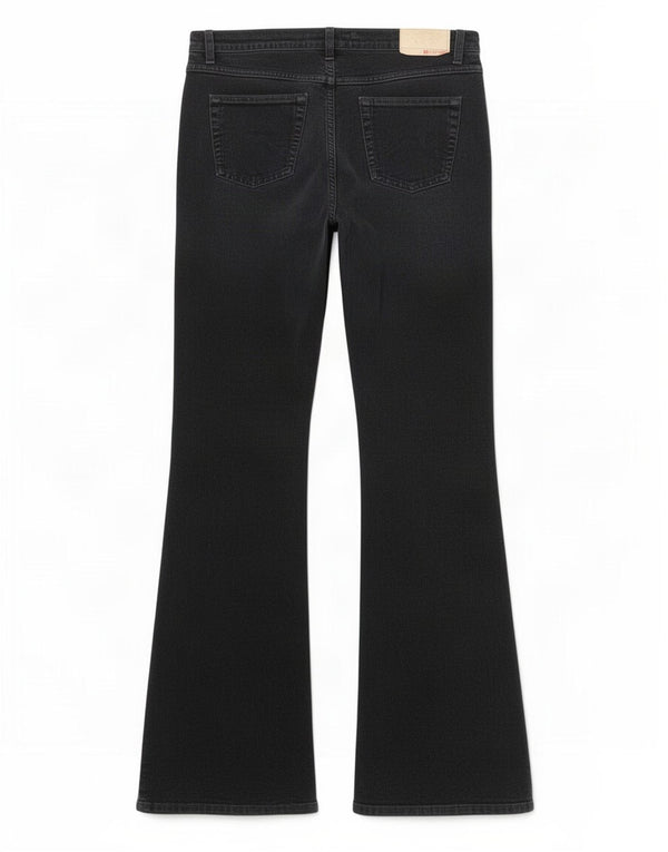 Mustang Damen Flare-Cordhose W31 L34 Marineblau