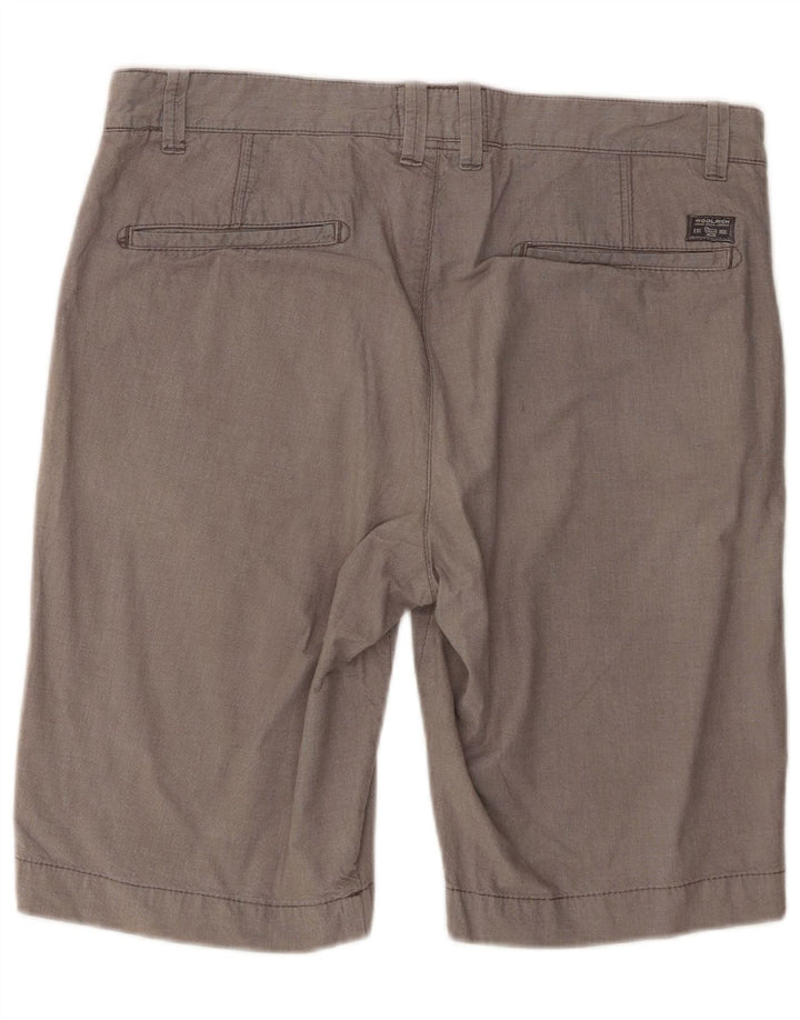 Woolrich Herren-Chinoshorts W36, große graue Baumwolle