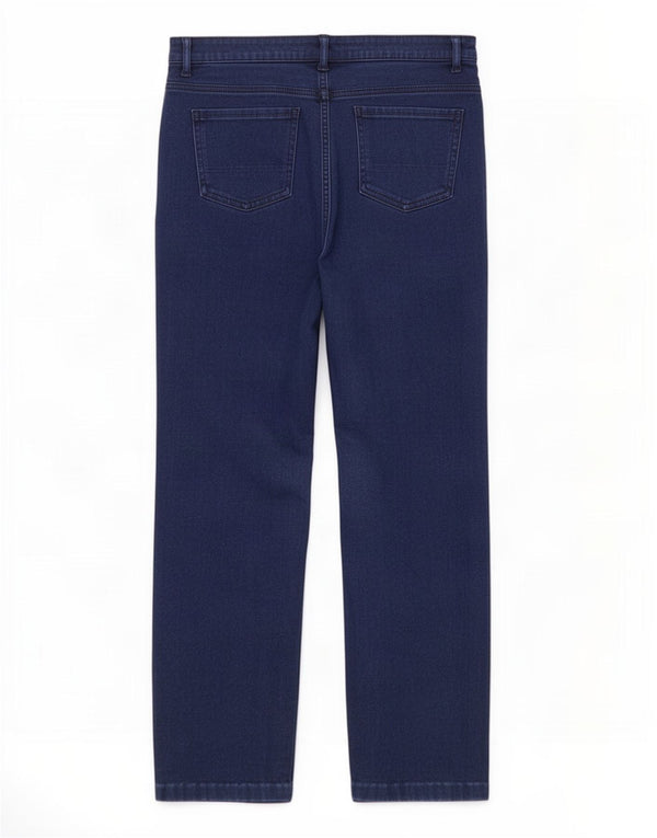 Marks & Spencer Damen Straight Jeans UK 16 Large W32 L28 Blaue Baumwolle