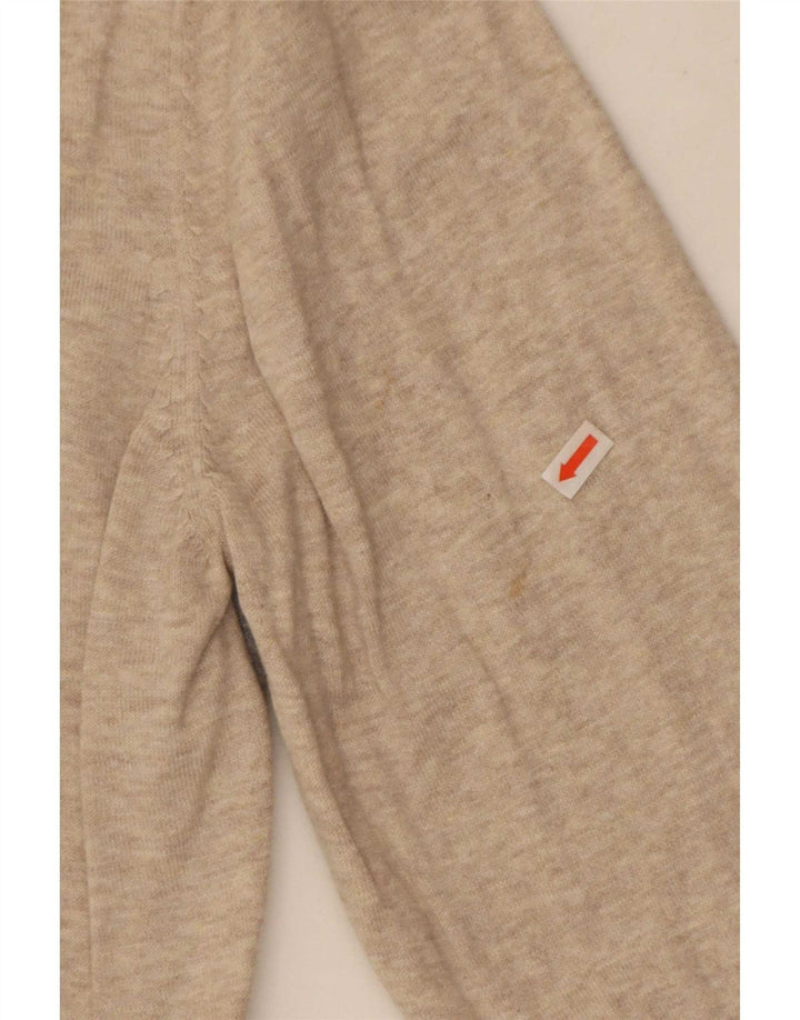 Marks & Spencer Herren-Pullover mit Rollkragen, Mittelbeige, Farbblock
