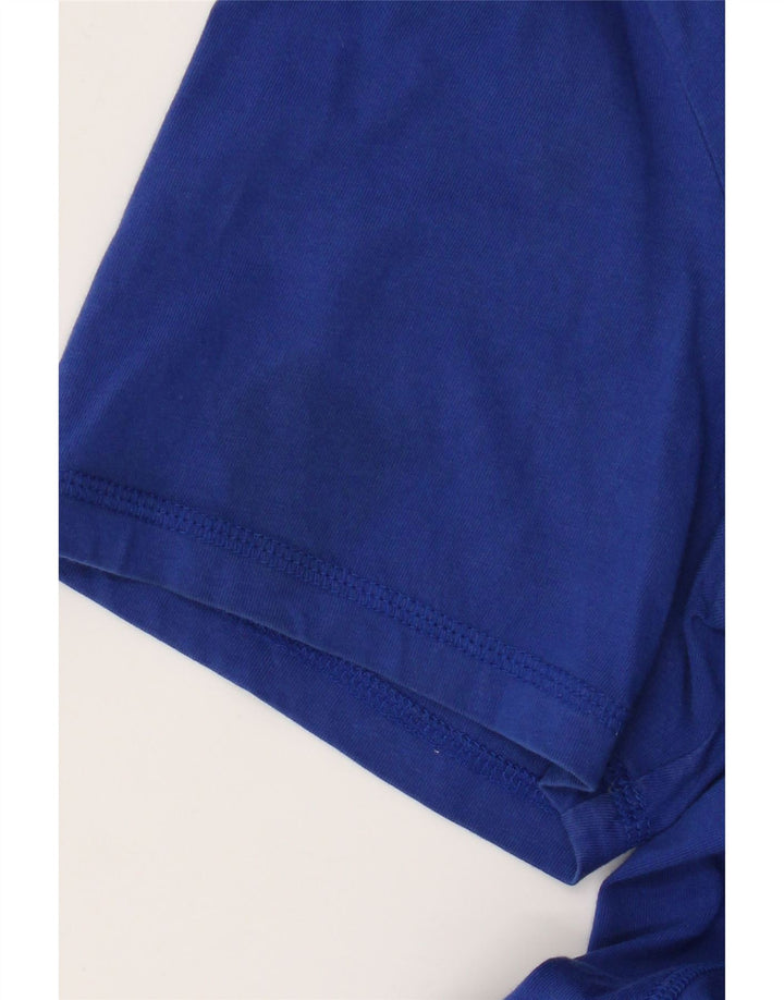 Puma Herren-T-Shirt mit Grafik, groß, aus blauer Baumwolle