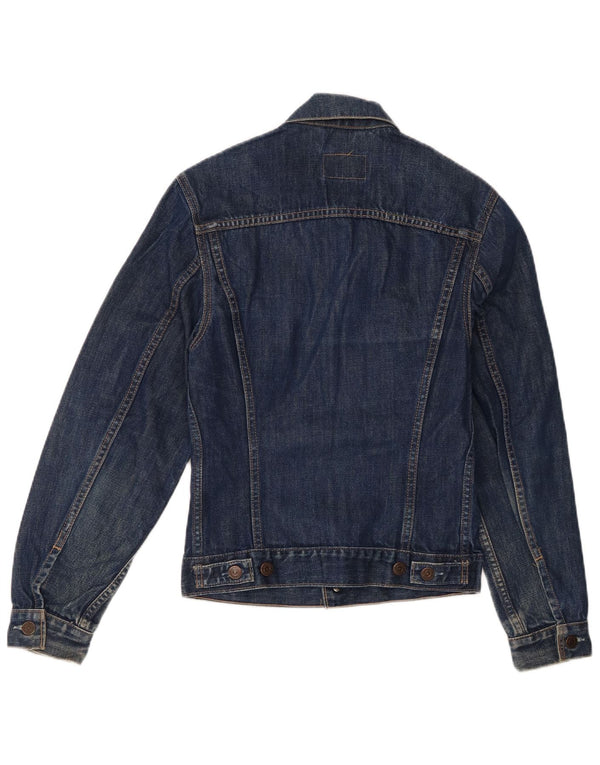 Levi's Herren Jeansjacke UK 36 Small Blaue Baumwolle