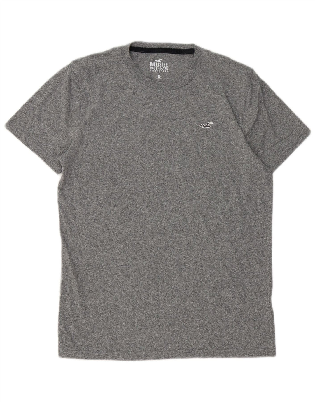 Hollister Herren T-Shirt Top Small Grau meliert