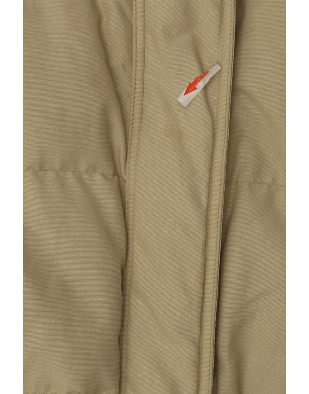 Woolrich Damen Übergroßer gepolsterter Mantel UK 10 Small Beige Nylon
