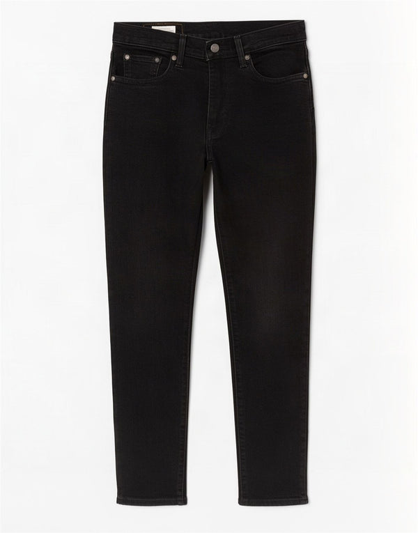 Levi's Herren 512 Slim Tapered Jeans W29 L30 Schwarze Baumwolle