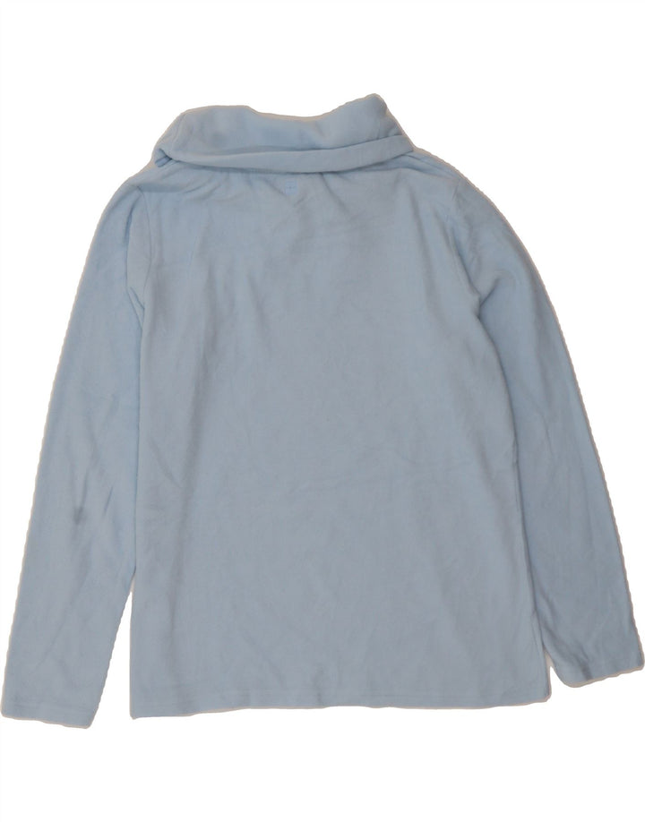 MOUNTAIN WAREHOUSE Womens Roll Neck Fleece Jumper UK 16 Large Blue Vintage Mountain Warehouse and Second-Hand Mountain Warehouse from Messina Hembry 