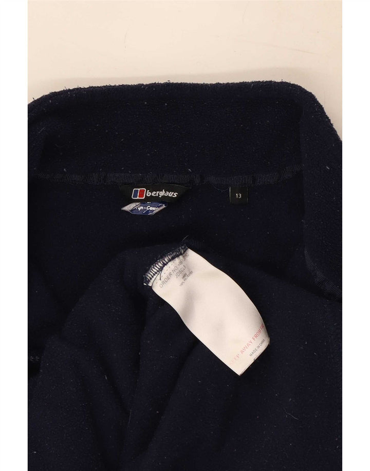 Berghaus Liner-Fleecejacke für Jungen, 12–13 Jahre, marineblaues Polyester