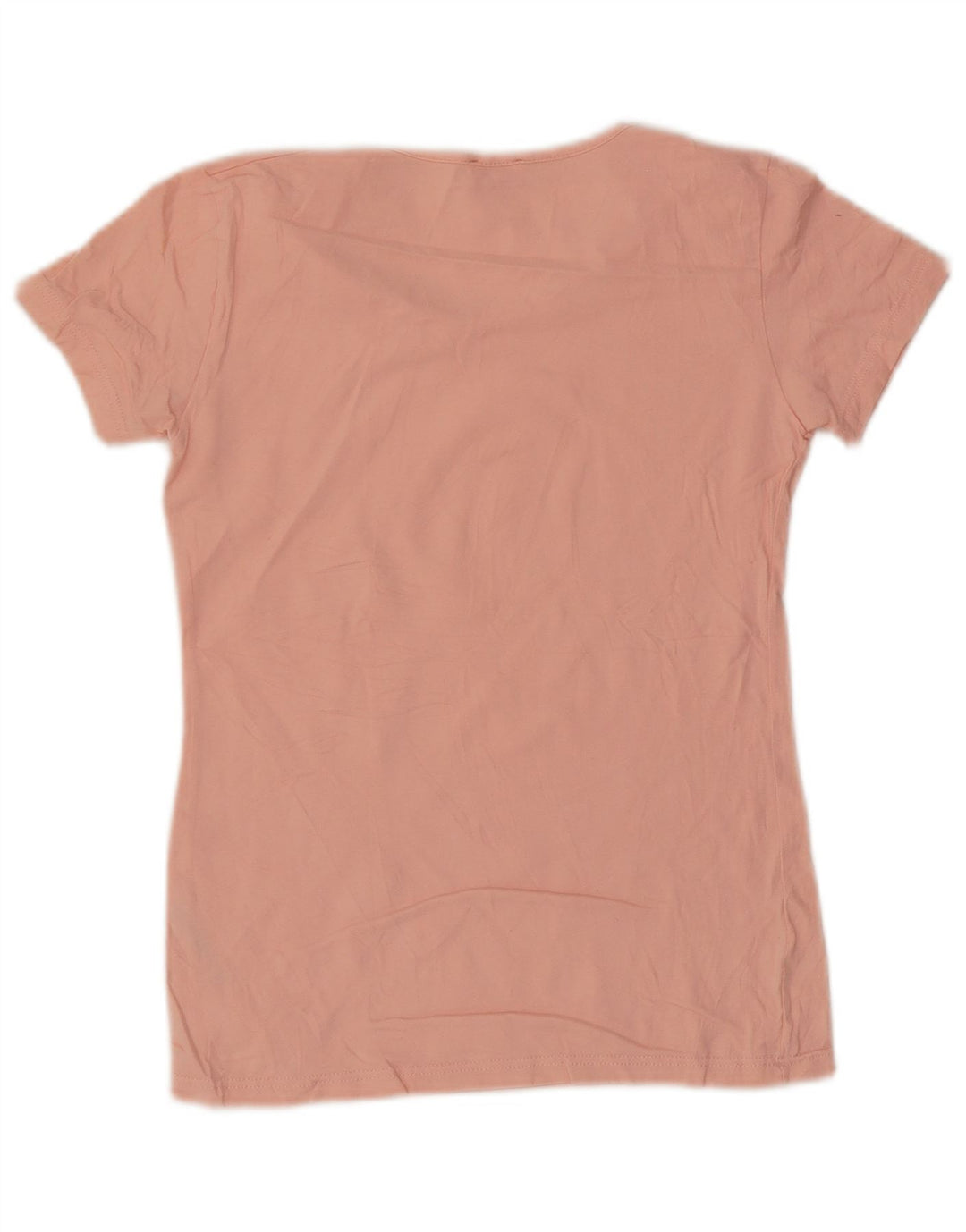 Kappa Damen T-Shirt Top UK 12 Mittelrosa Baumwolle