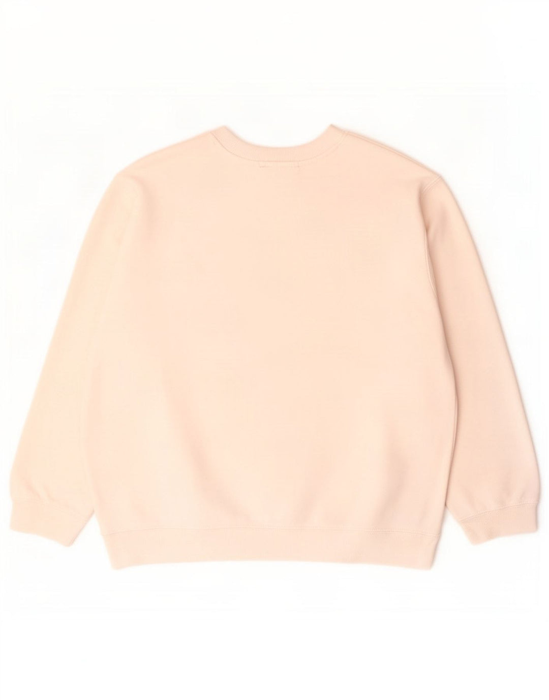 Zara Herren-Sweatshirt-Pullover, groß, cremefarbene Baumwolle