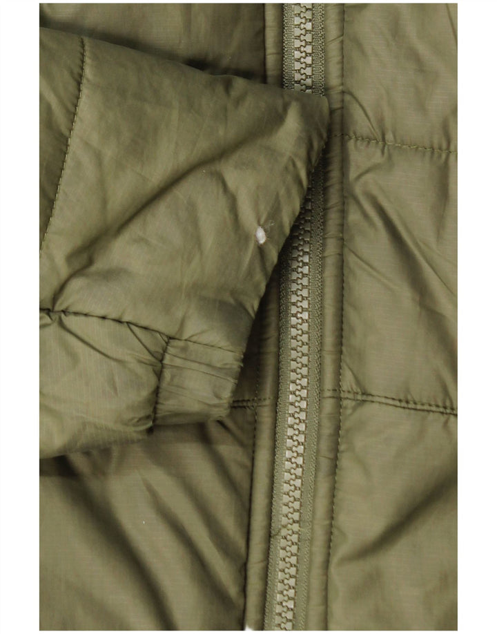 Nike Herren-Kapuzenjacke, wattiert, UK 38, Mittel-Khaki, Polyester