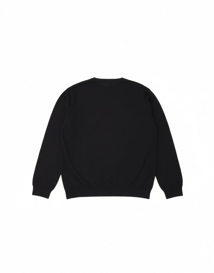 GANT Mens V-Neck Jumper Sweater 2XL Navy Blue Cotton Vintage Gant and Second-Hand Gant from Messina Hembry 