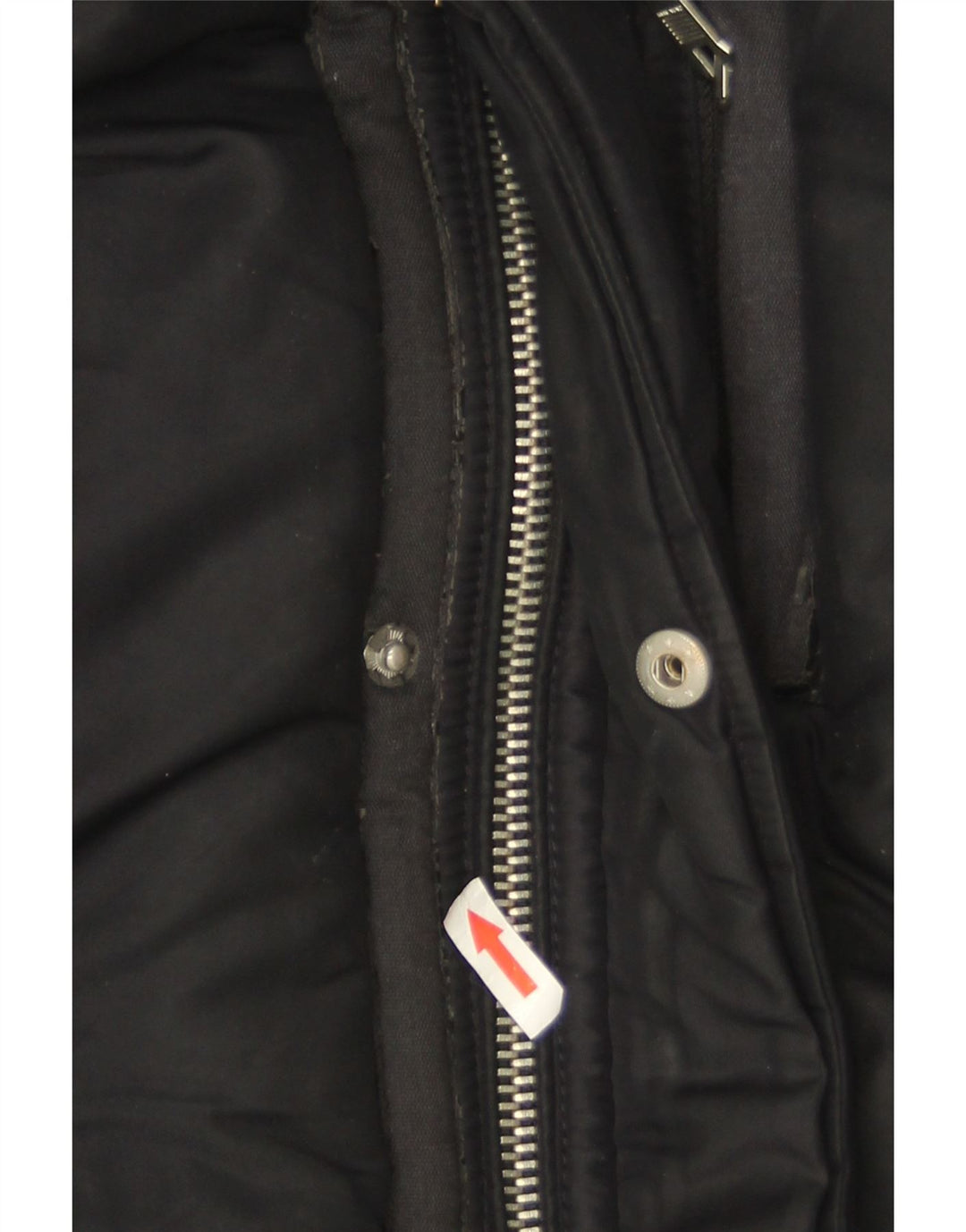 Zara Herren-Bomberjacke mit Kapuze, UK 40, Größe L, Marineblau, Polyester