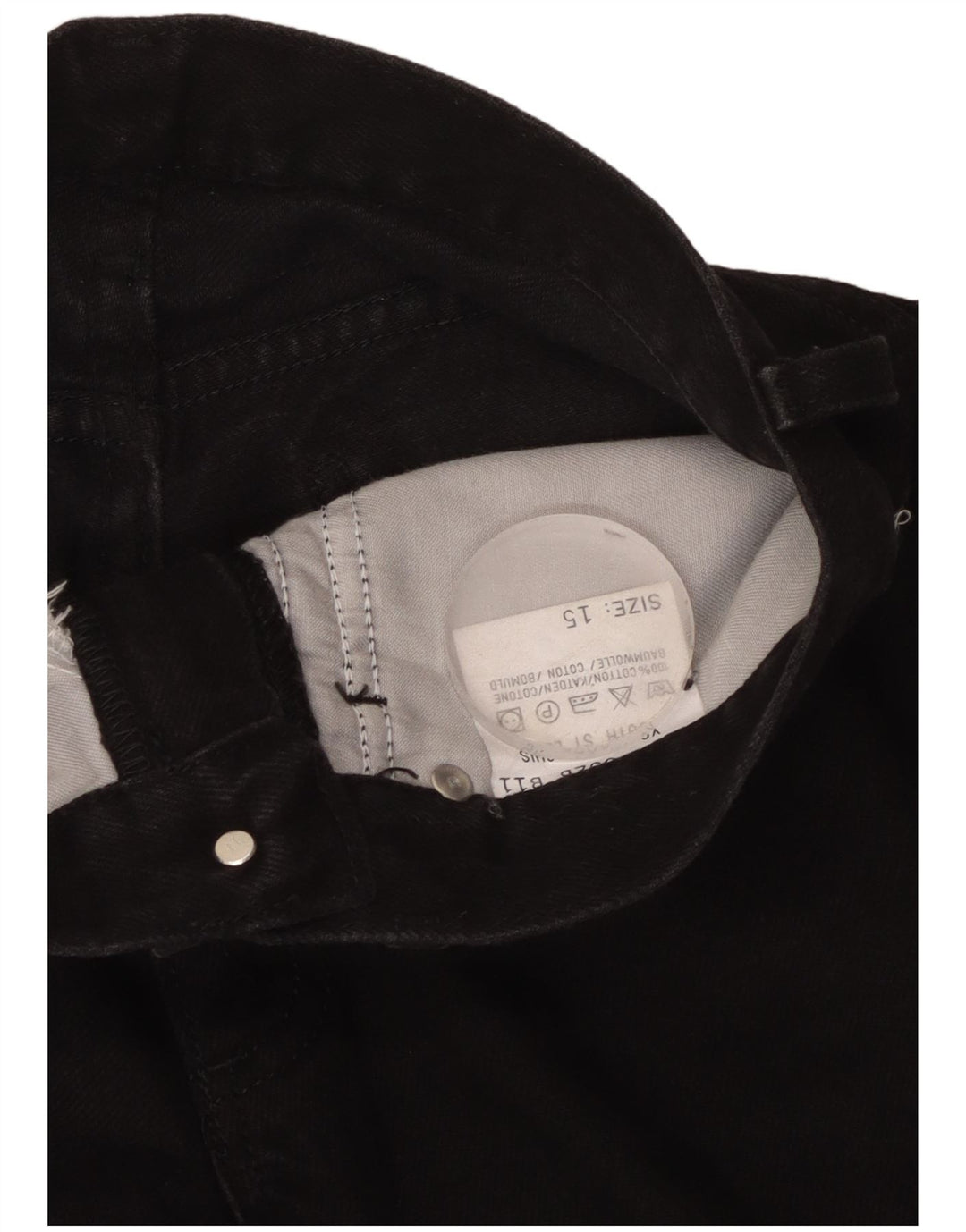 LEE Damen High Waist Tapered Jeans W28 L33 Schwarze Baumwolle