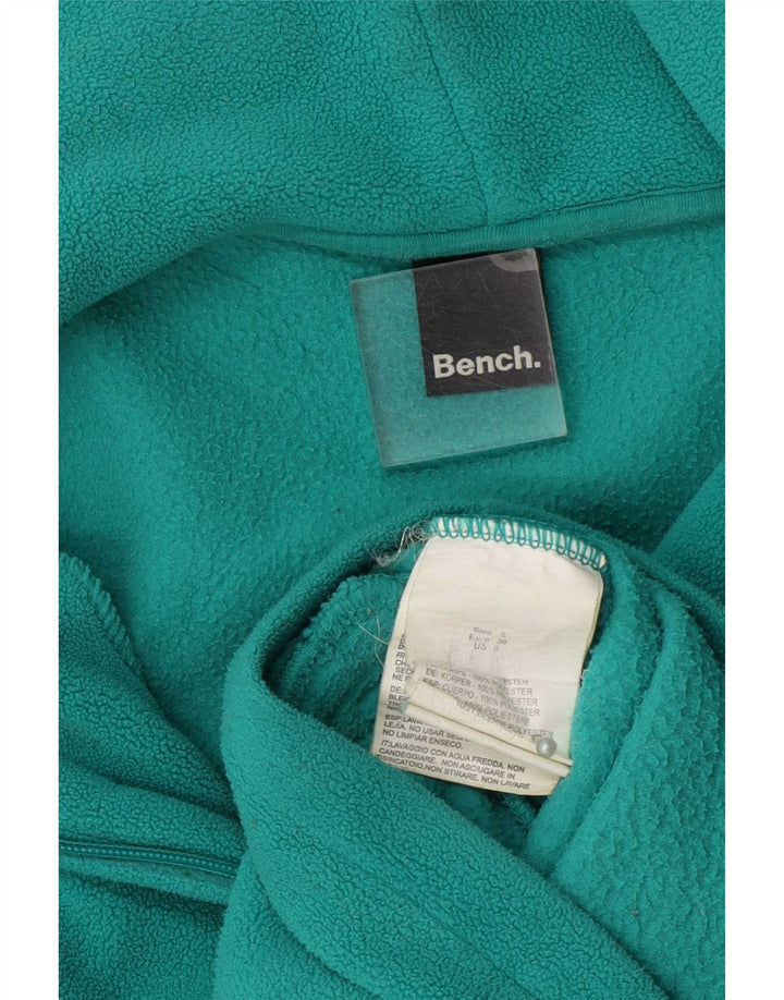 Bench Damen-Fleecejacke mit Grafik, UK 10, Größe S, Grün, Polyester