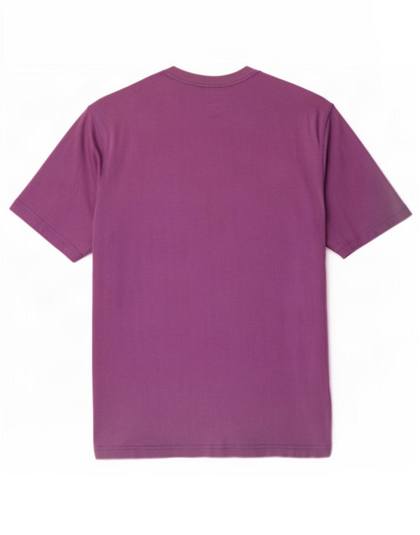 Adidas Herren Grafik-T-Shirt aus mittelvioletter Baumwolle