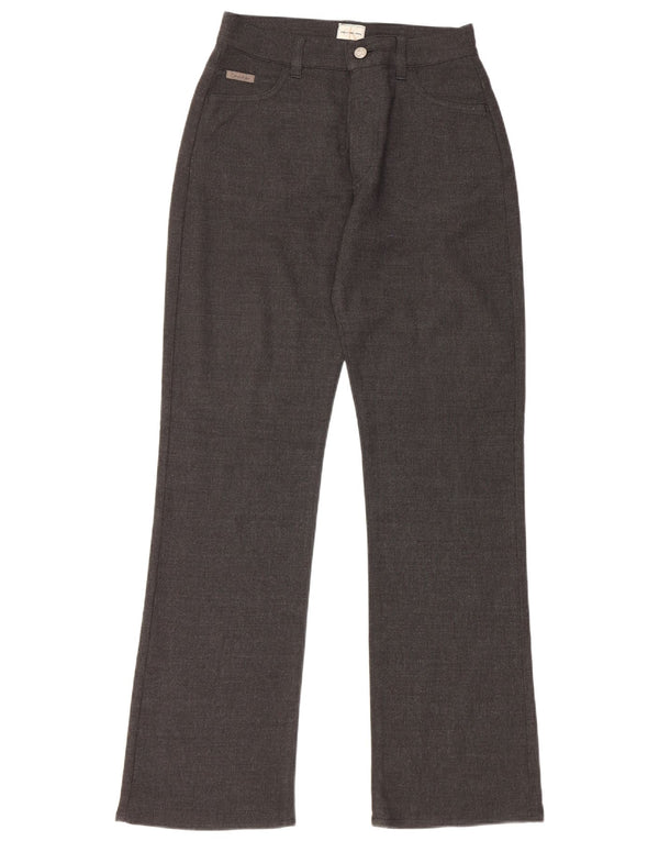 Calvin Klein Damen Bootcut Freizeithose W28 L31 Grau