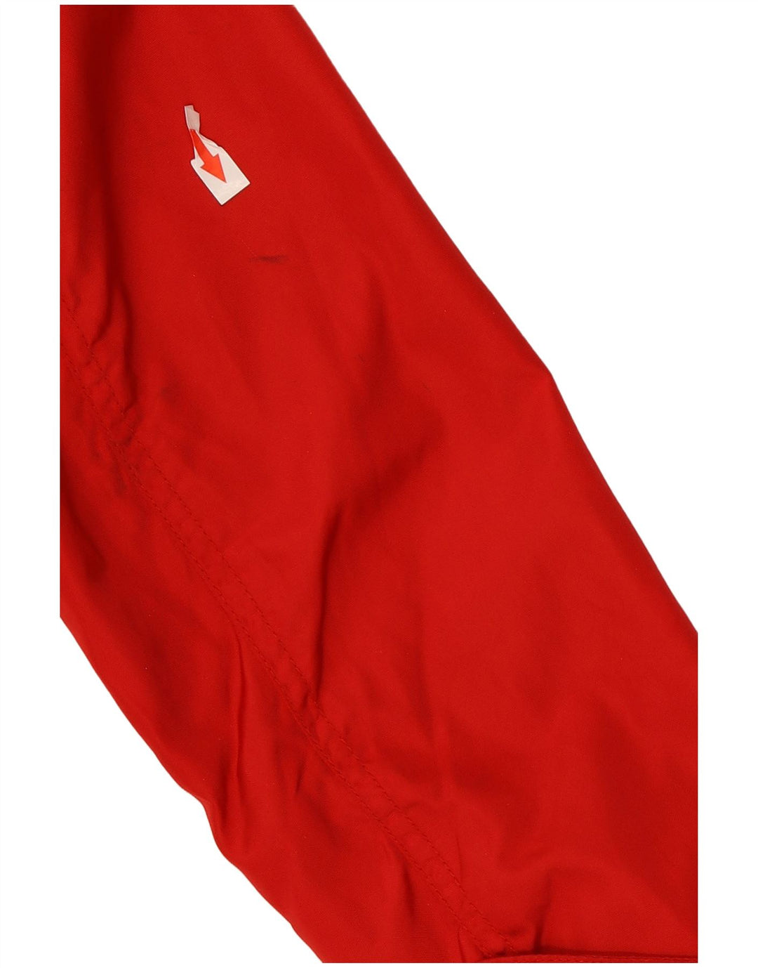 Zara Damen-Militär-Regenjacke mit Kapuze, UK 14, großes rotes Nylon