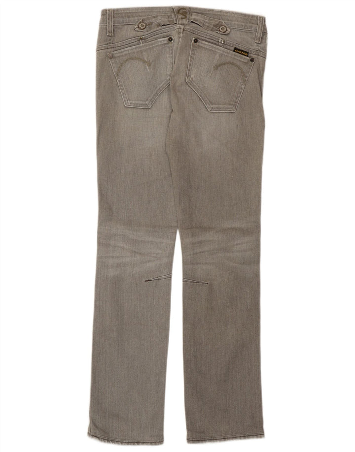 G-Star Damen Slim Jeans W26 L29 Graue Baumwolle