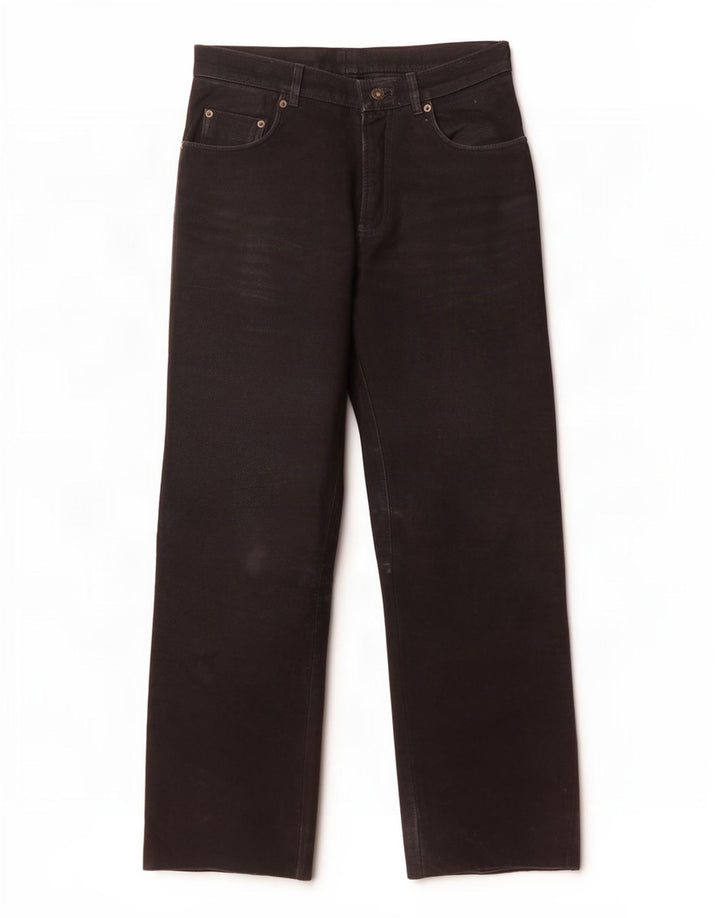 Hard Leather Stuff Gerade Herrenhose W33 L30 Schwarz
