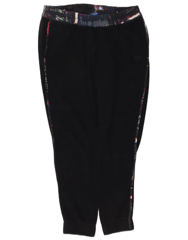 Adidas Damen Trainingshose Jogger UK 16 Large Schwarz Baumwolle