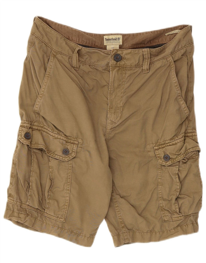 TIMBERLAND Herren-Cargoshorts mit klassischer Passform, W31, mittlere Khaki-Baumwolle