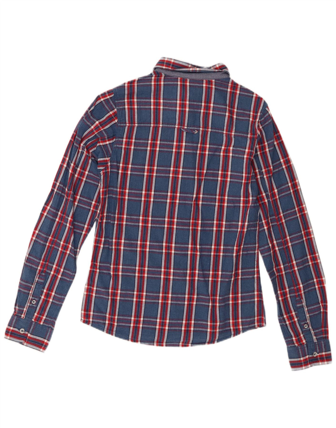 Timberland-Hemd für Jungen, 13–14 Jahre, Größe S, marineblau, kariert, Baumwolle