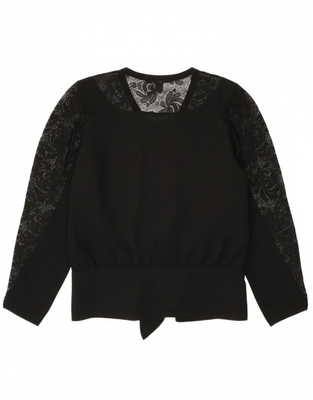 Superior Langarm-Blusenoberteil für Damen, EU 40, mittelschwarze Viskose