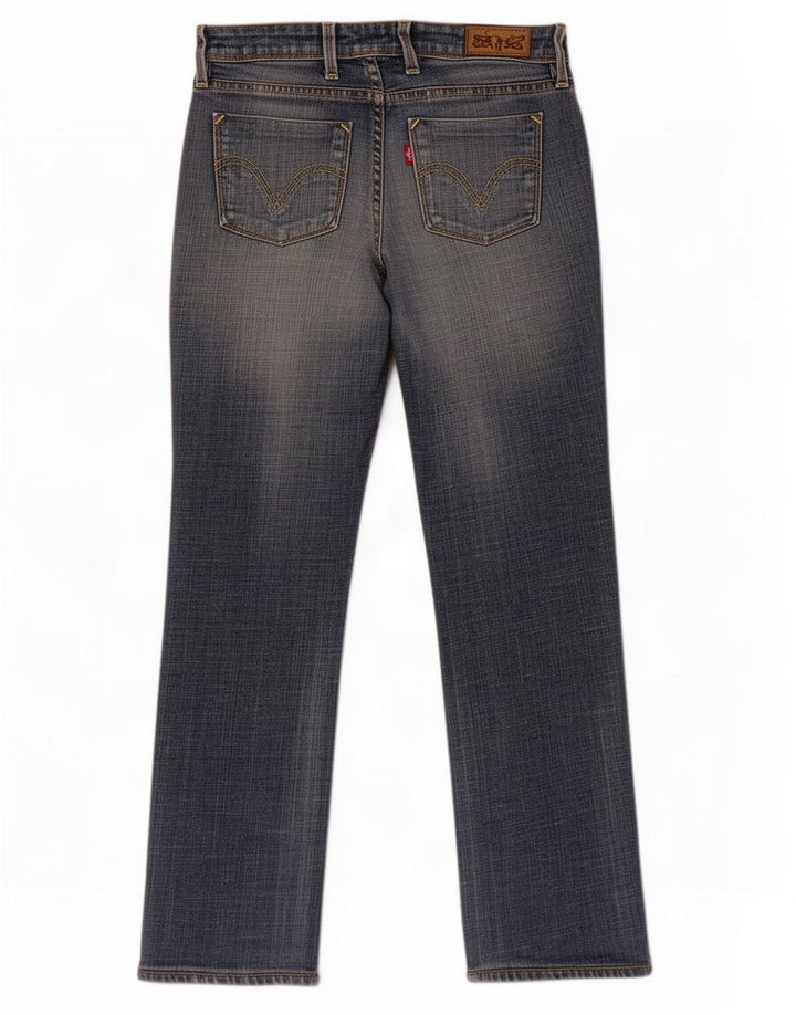 Levi's Damen 627 Straight Jeans W28 L28 Blaue Baumwolle