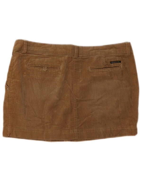 Maison Scotch Damen Cord-Minirock W34 Large Braun