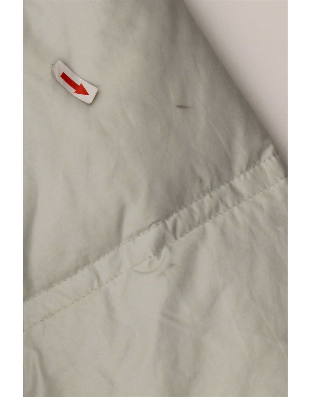 Martin's wattierte Herrenjacke UK 42 XL aus weißer Baumwolle