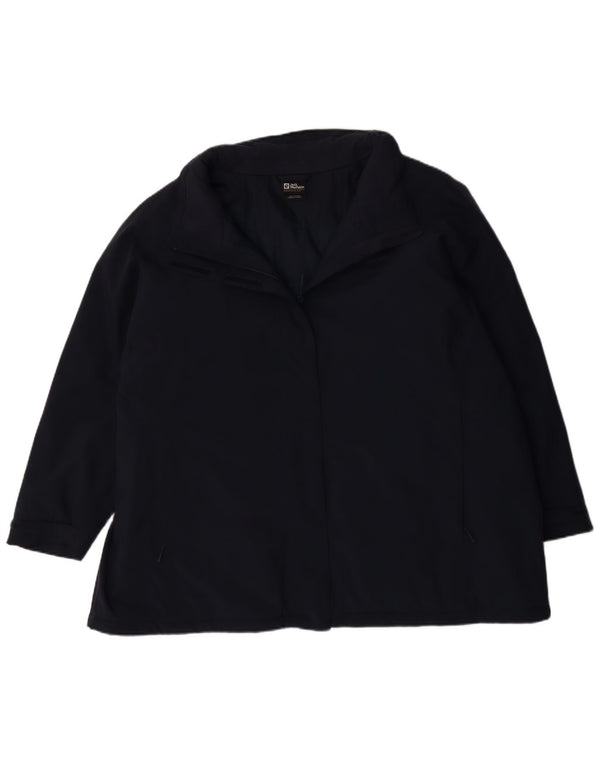 Jack Wolfskin Mens Padded Jacket UK 30 6XL Navy Blue Polyester