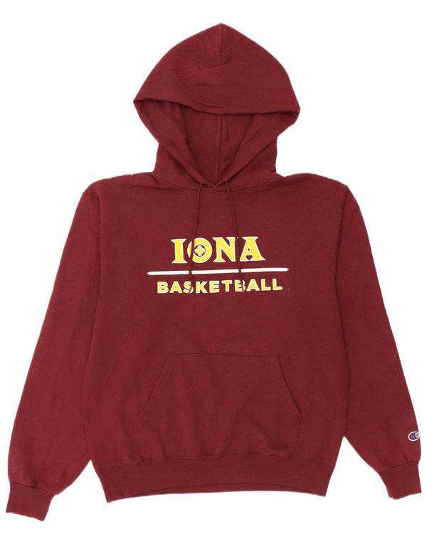 Champion Damen Lona Basketball Graphic Hoodie Pullover UK 10 Small Burgund