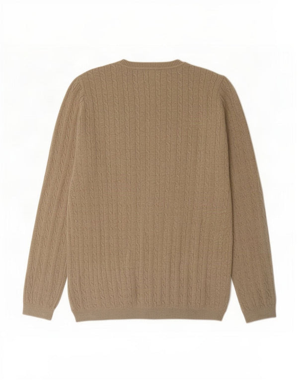 U.S. Polo Assn. Damen-Pullover mit V-Ausschnitt, Gr. 18, XL, Beige