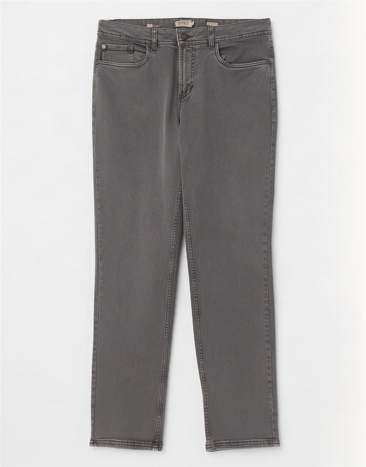 Dack's Herren Slim Jeans IT 52 XL W34 L31 Graue Baumwolle