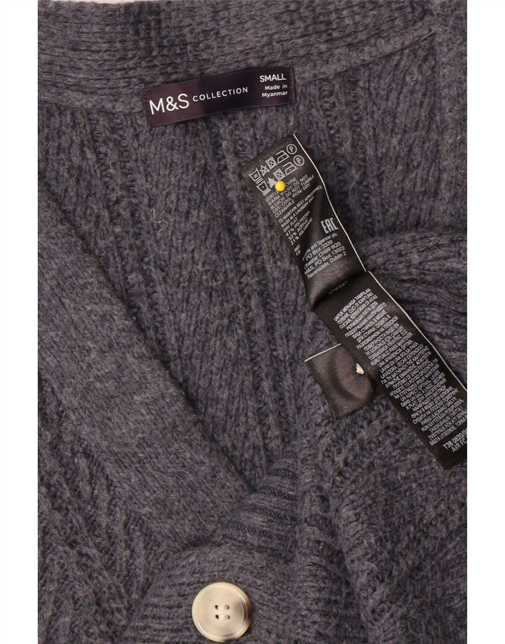 Marks & Spencer Damen-Strickjacke in Übergröße, Gr. 10, Größe S, Grau