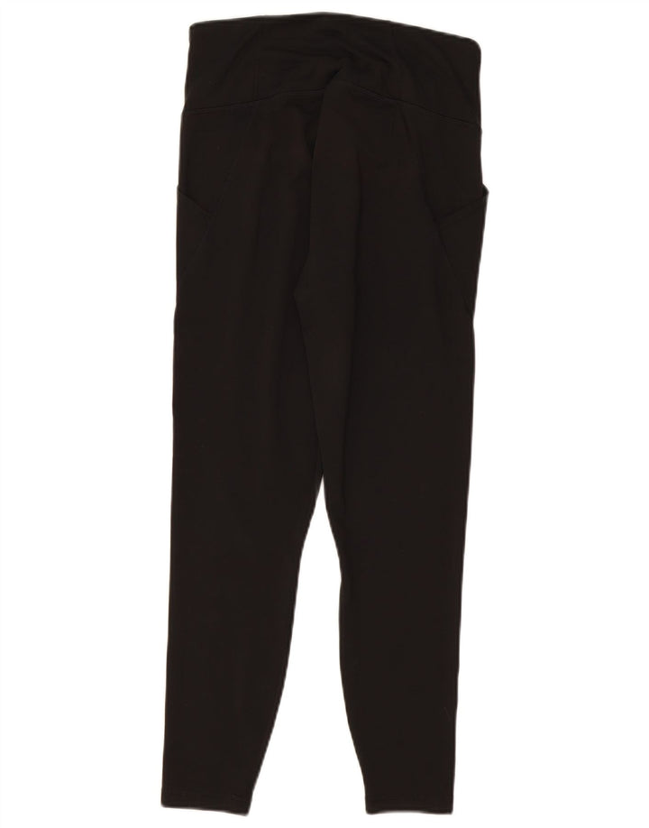 Puma Damen Crop Leggings UK 12 Medium Schwarz
