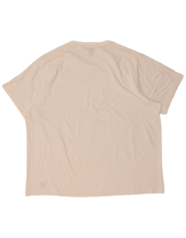 Lyle & Scott Herren T-Shirt Top 4XL Weiße Baumwolle