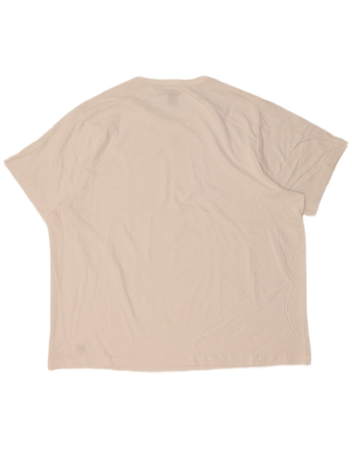 Lyle & Scott Herren T-Shirt Top 4XL Weiße Baumwolle