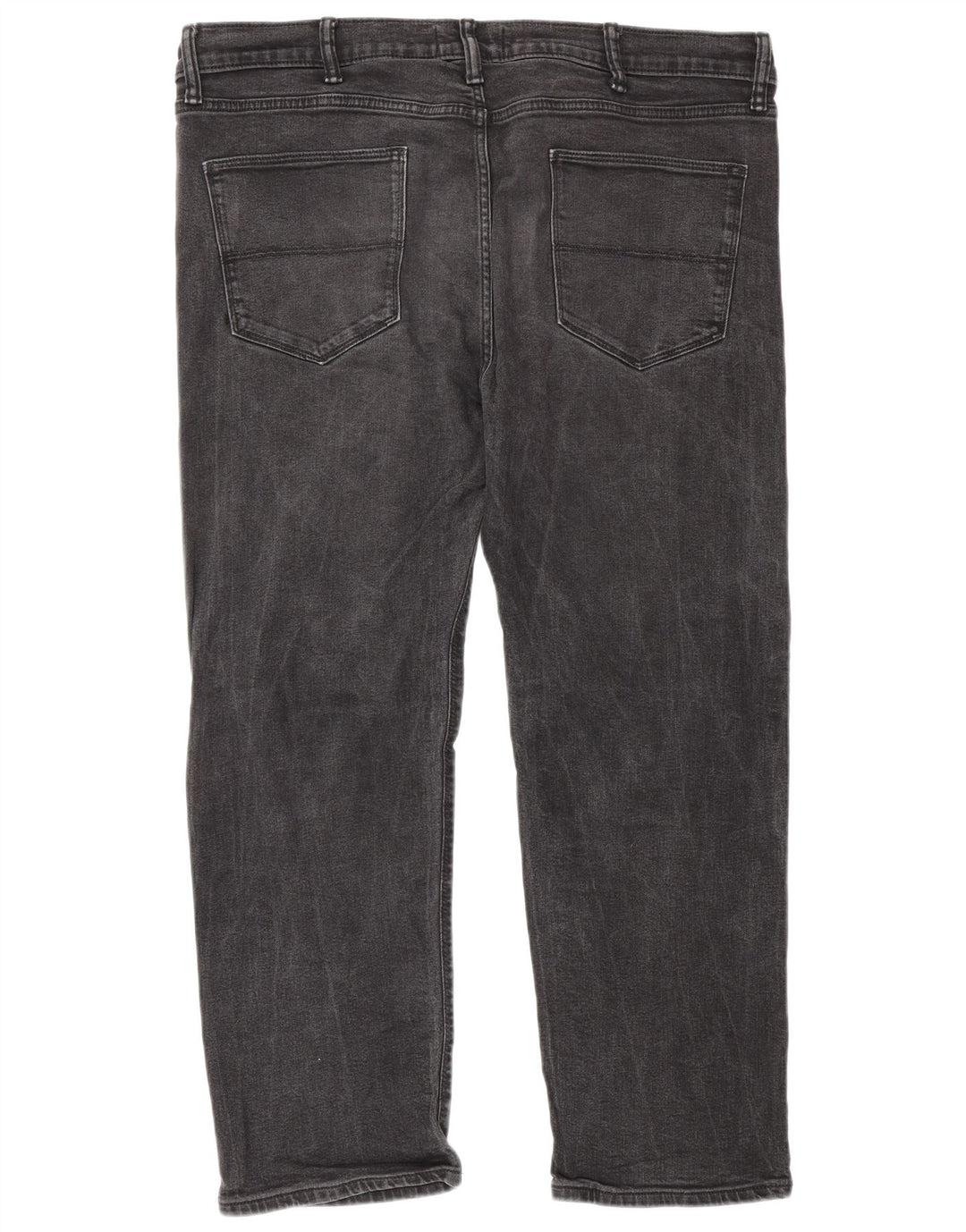 Marks & Spencer Herren Straight Jeans W40 L29 Graue Baumwolle