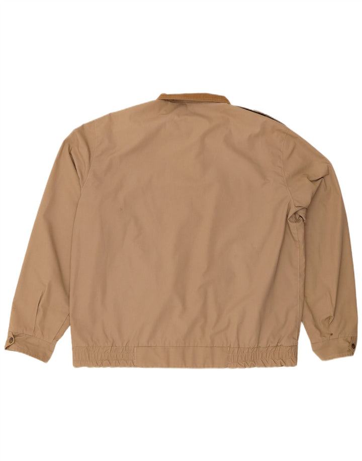 VINTAGE Mens Military Reversible Jacket UK 42 XL Beige