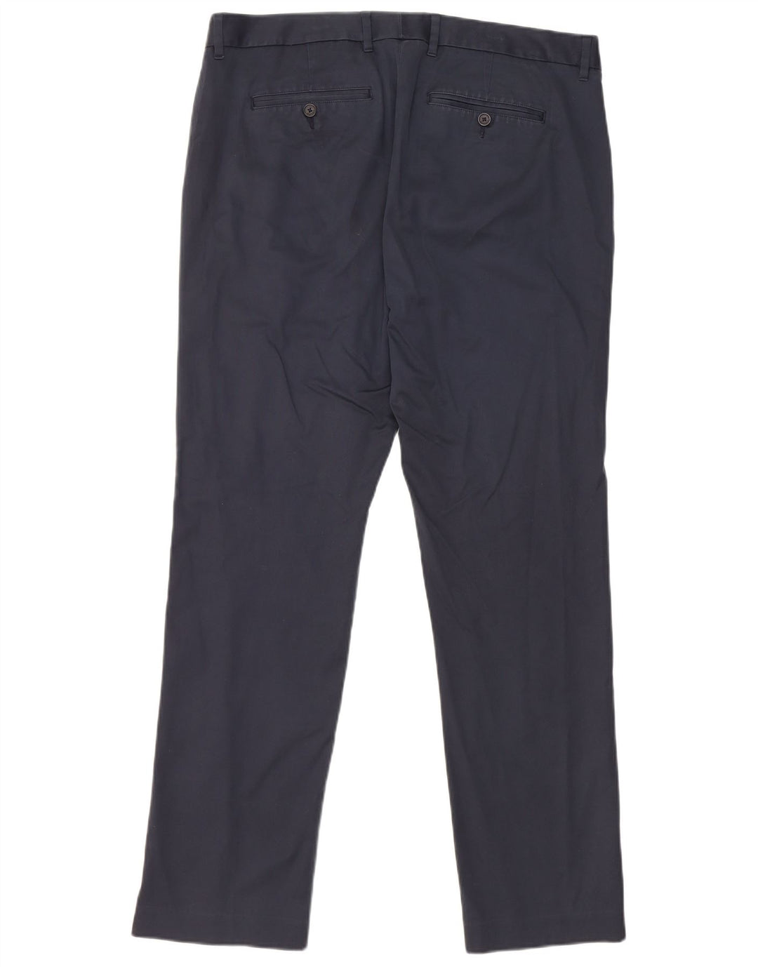 BONOBOS Herren Monday Straight Chino-Hose W35 L32 Marineblaue Baumwolle