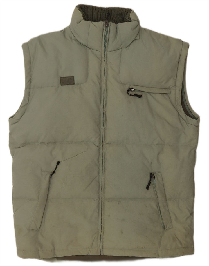 Fila Herren Wattierte Weste UK 40 Large Grün Polyamid