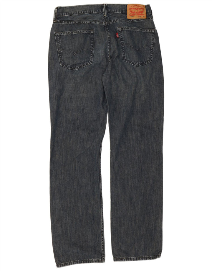 Levi's Herren 514 Straight Jeans W32 L32 Blaue Baumwolle