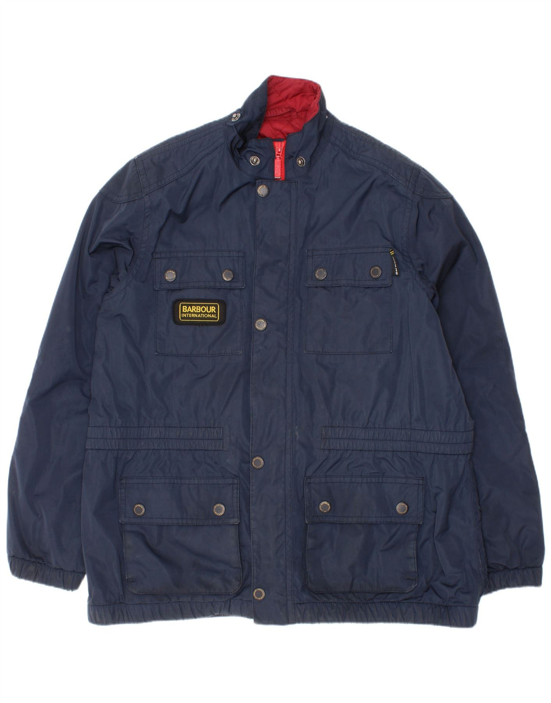 Barbour Utility-Jacke für Jungen, 10–11 Jahre, groß, blaues Polyamid