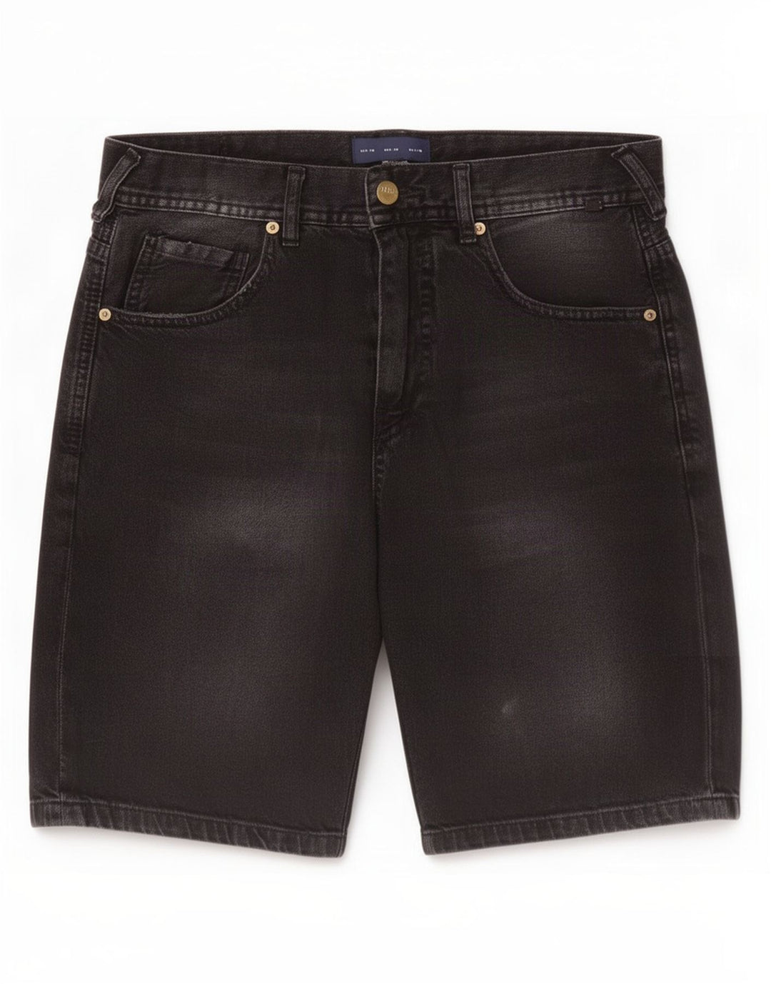 Zara Herren Jeansshorts EU 38 Small W30 Schwarze Baumwolle